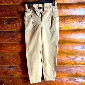 Zara Xs Khaki pants. 12 1/2 inch waist. 13 1/2 inseam. 35 1/2 length. Like new